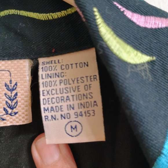 Colorful Embroidered Women's Jacket - Picture 7 of 8